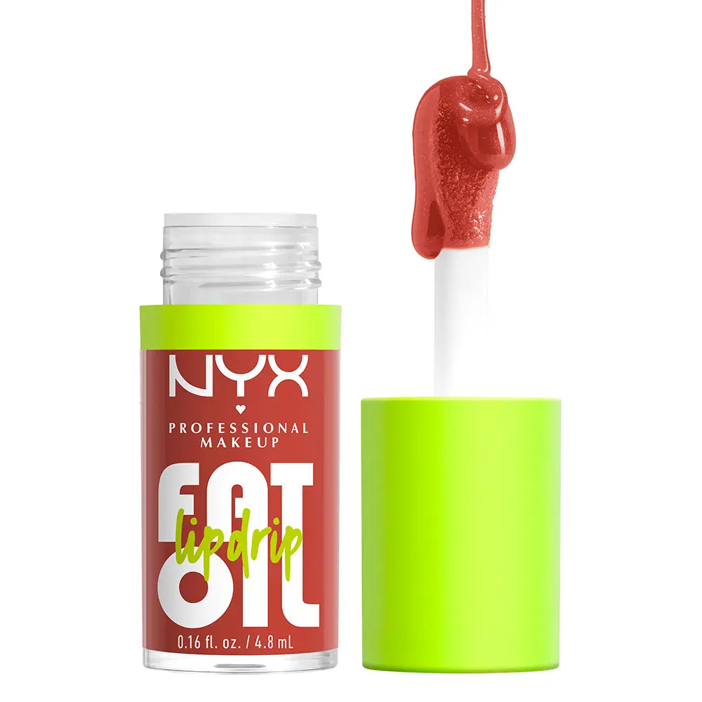 NYX PROFESSIONAL MAKE UP-Gotejamento labial FAT OIL #Splash Of Cream 4,8 ml-DrShampoo - Perfumaria e Cosmética