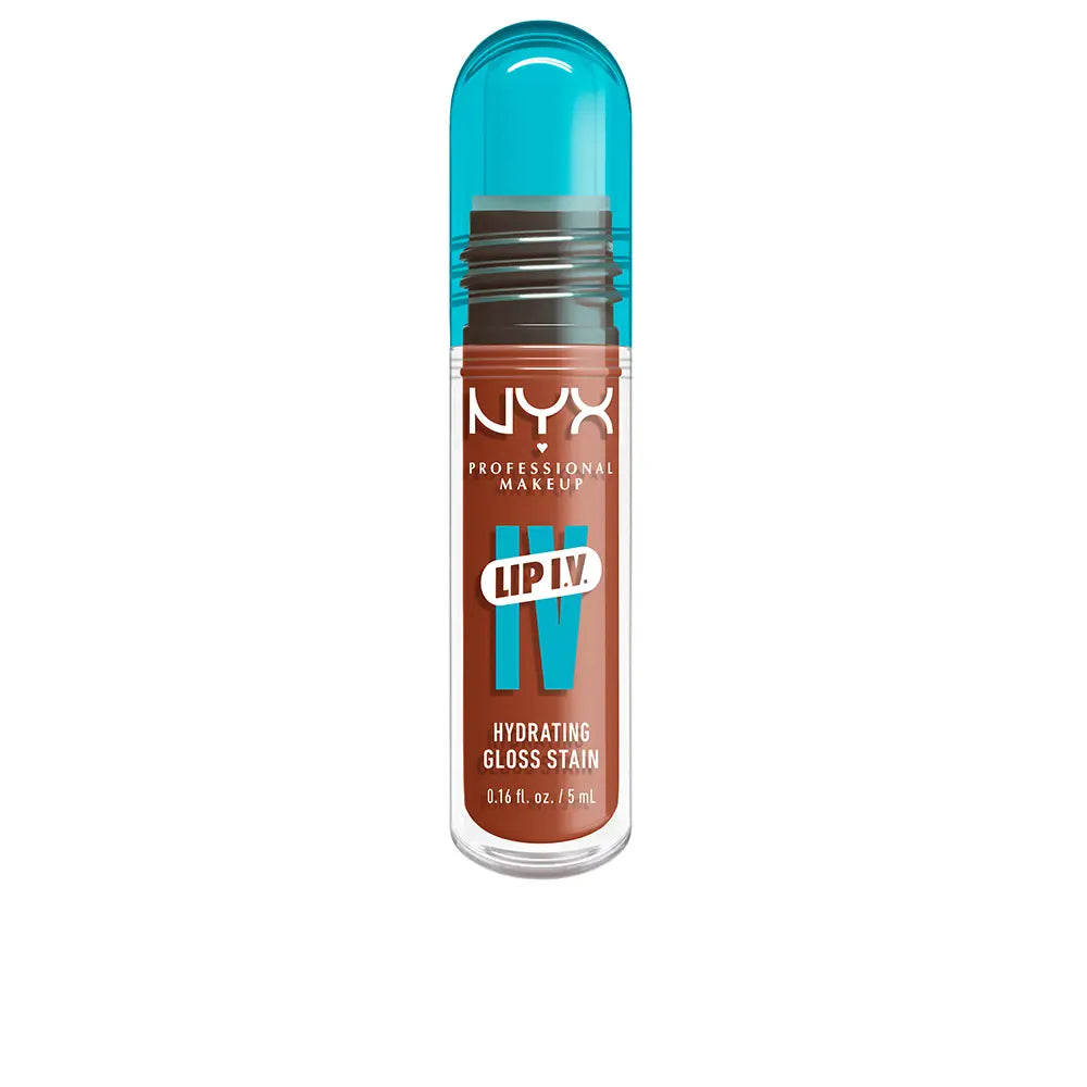 NYX PROFESSIONAL MAKE UP-LIP IV gloss 01 Caramel Drip 5 ml.-DrShampoo - Perfumaria e Cosmética