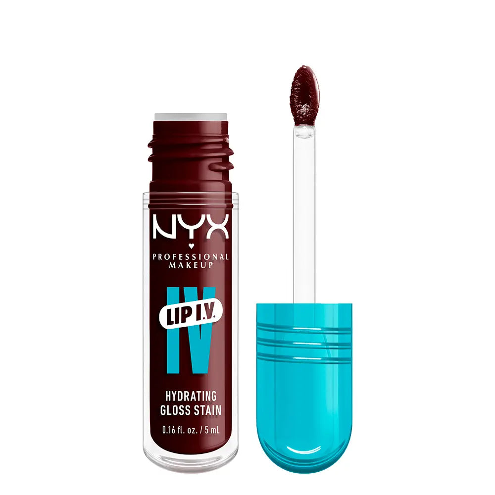 NYX PROFESSIONAL MAKE UP-LIP IV gloss 15 Água 39Bout Vinho 5ml.-DrShampoo - Perfumaria e Cosmética