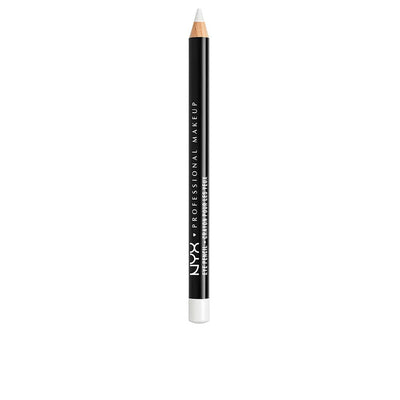 NYX PROFESSIONAL MAKE UP-Lápis de olhos SLIM branco 12 gr.-DrShampoo - Perfumaria e Cosmética