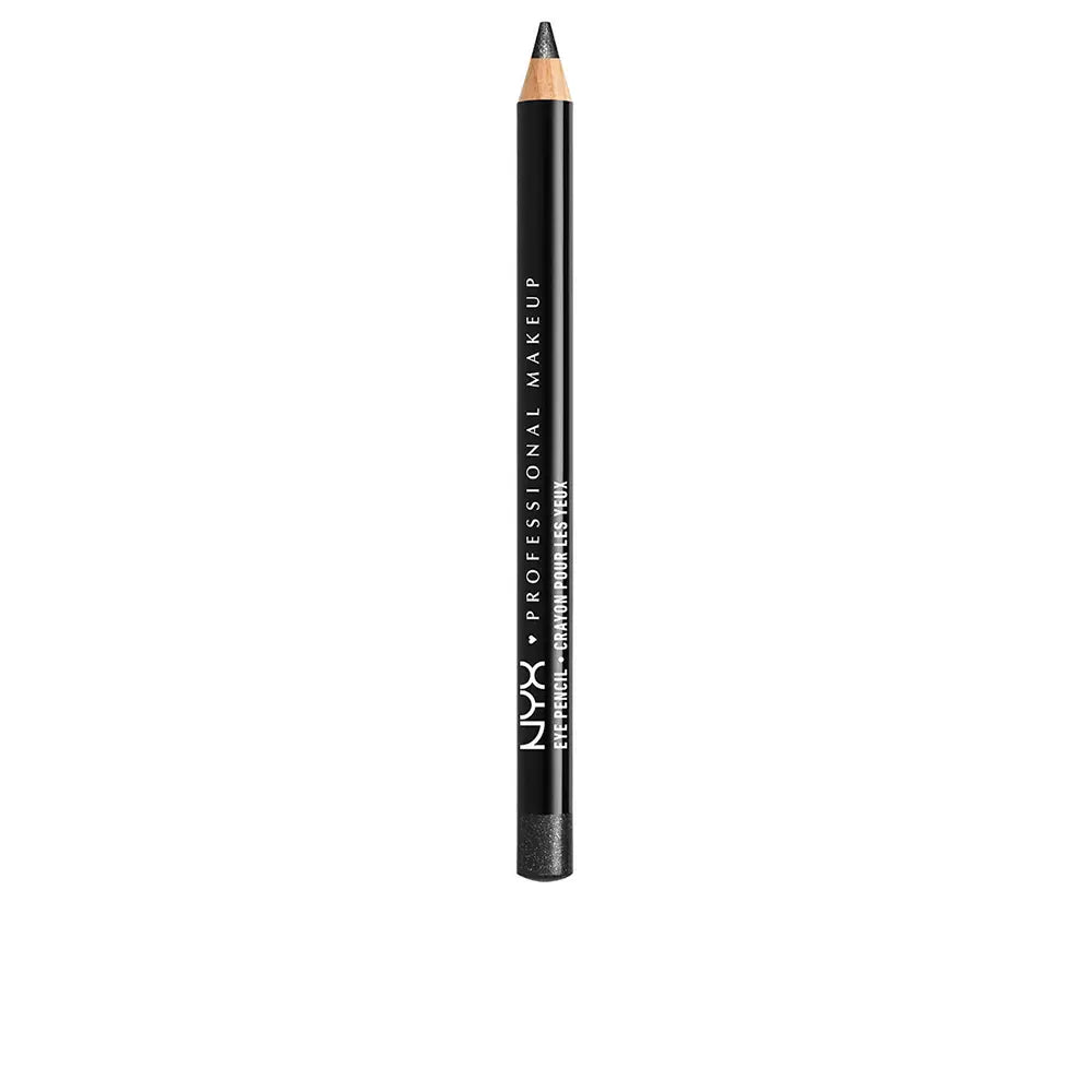 NYX PROFESSIONAL MAKE UP-Lápis de olhos SLIM preto cintilante 12 g-DrShampoo - Perfumaria e Cosmética