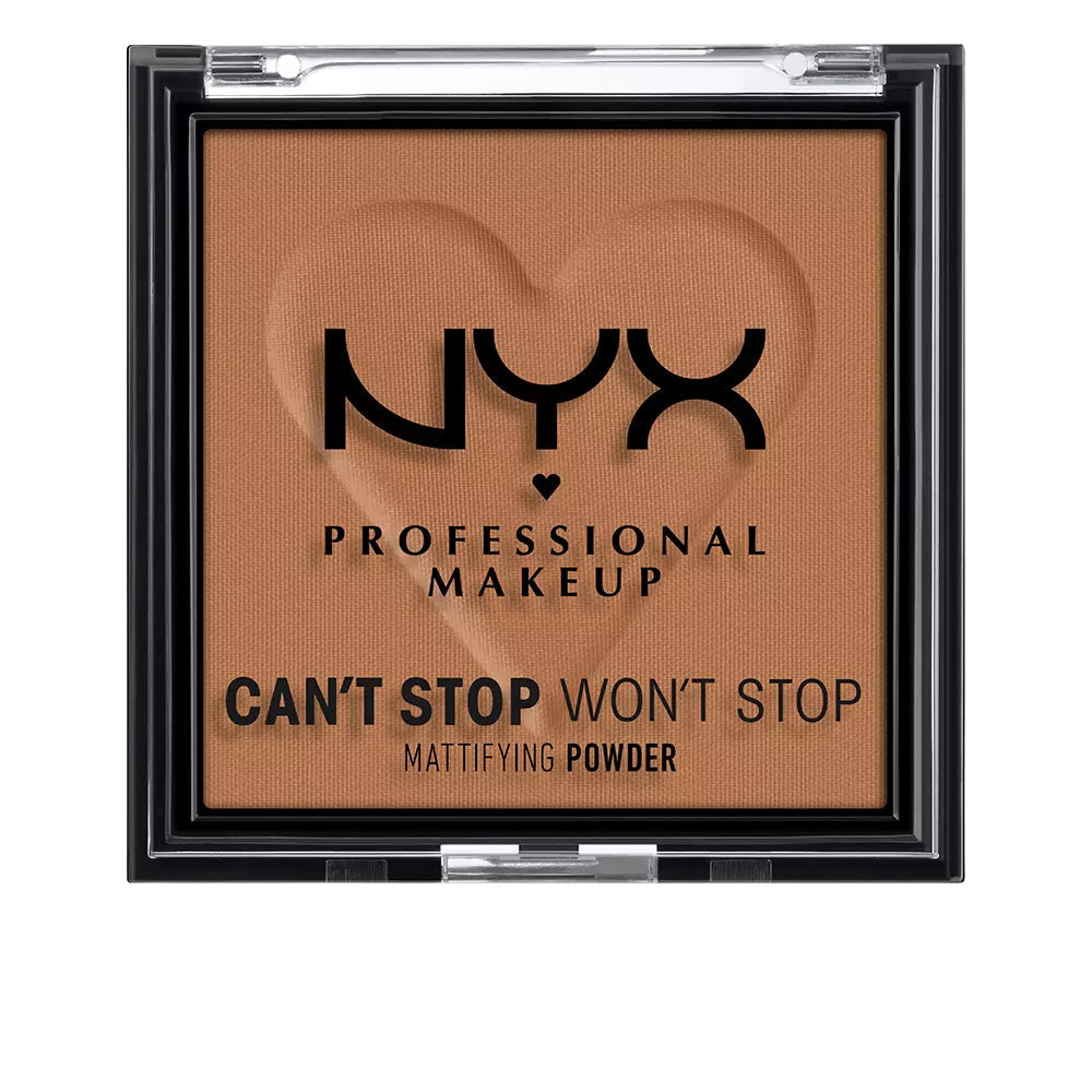 NYX PROFESSIONAL MAKE UP-NÃO PODE PARAR NÃO PARARÁ pó matificante mocha-DrShampoo - Perfumaria e Cosmética