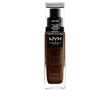 NYX PROFESSIONAL MAKE UP-NÃO POSSO PARAR, NÃO VOU PARAR fundação de alta cobertura ébano profundo 30 ml-DrShampoo - Perfumaria e Cosmética Image principale du produit