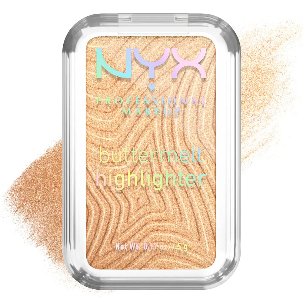 NYX PROFESSIONAL MAKE UP-Pó iluminador BUTTERMELT HIGHLIGHTER #10-Glaze It Butta 5 gr-DrShampoo - Perfumaria e Cosmética