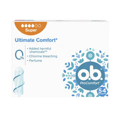 OB-Tampão OB PROCOMFORT SUPER 54 u-DrShampoo - Perfumaria e Cosmética