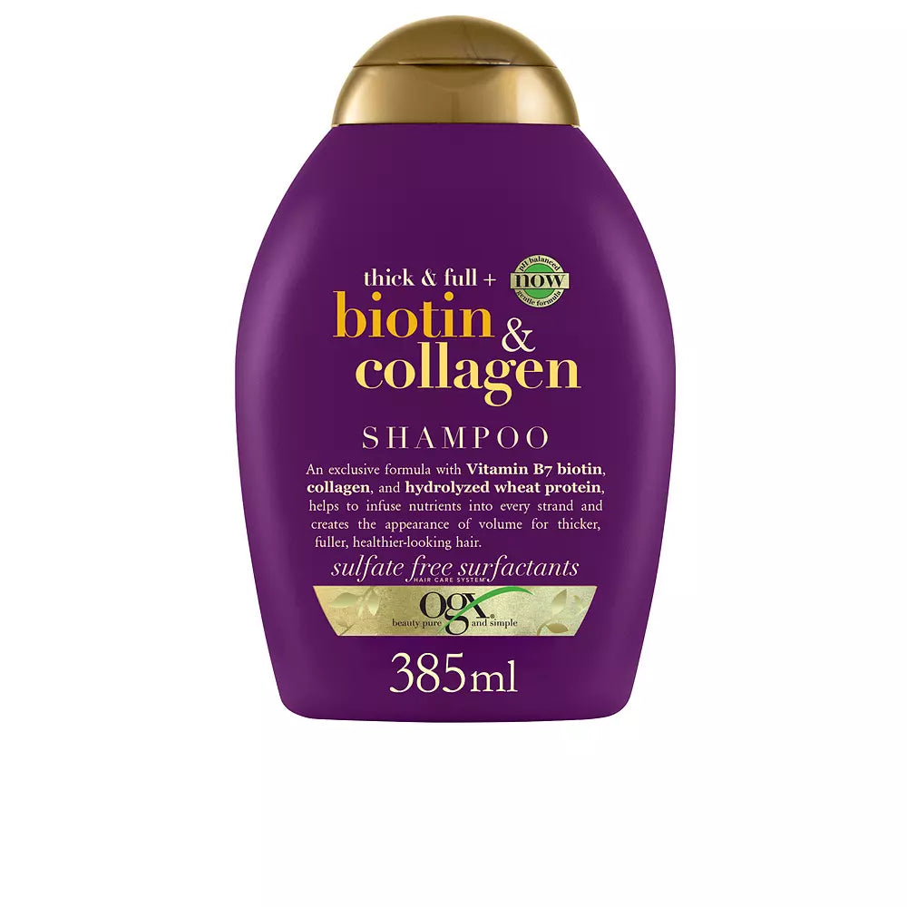 OGX-BIOTIN & COLLAGEN shampoo cabelo 385 ml-DrShampoo - Perfumaria e Cosmética