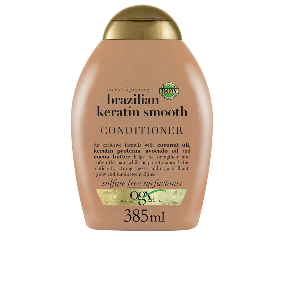 OGX-BRAZILIAN KERATIN Condicionador 385 ml-DrShampoo - Perfumaria e Cosmética