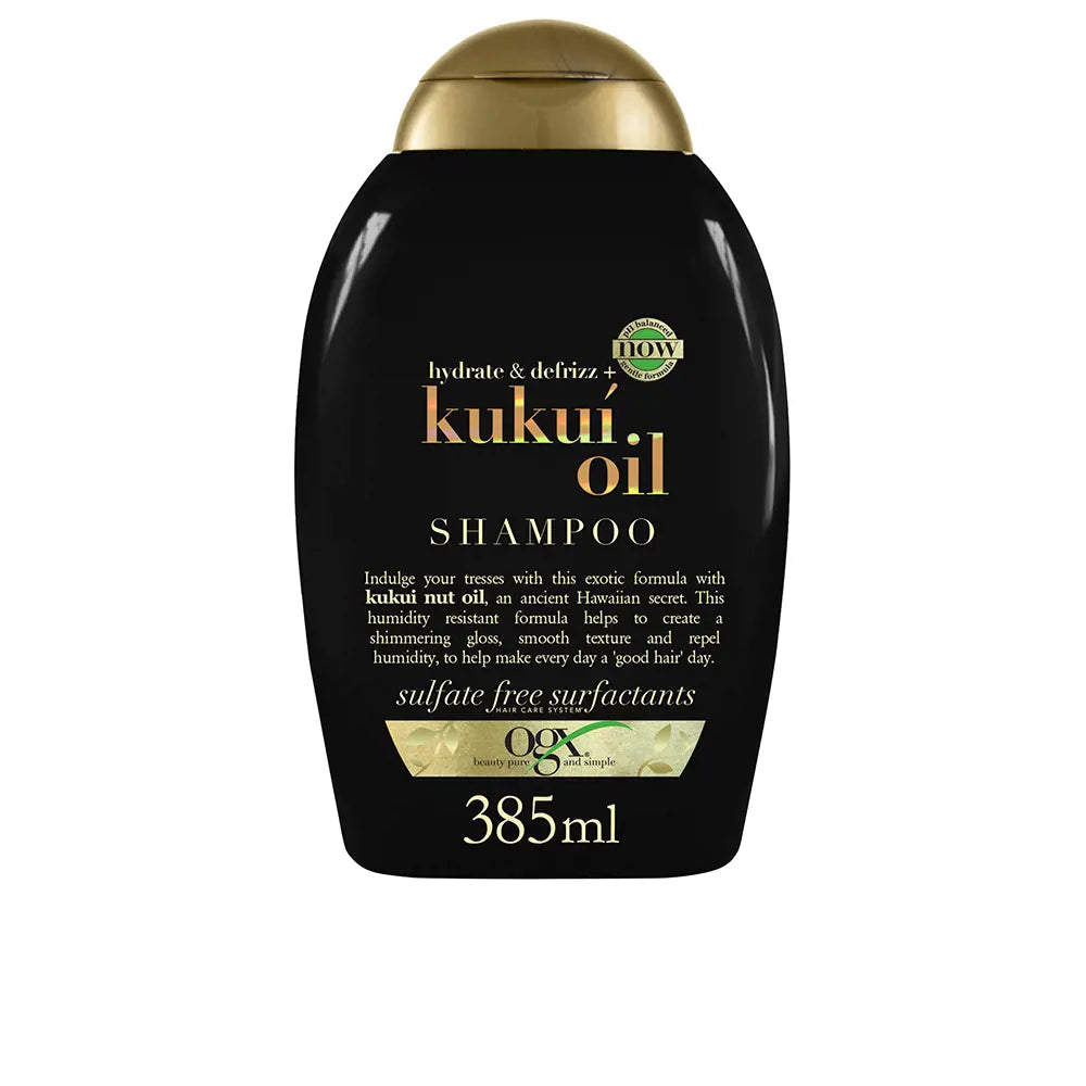 OGX-KUKUI OIL shampoo antifrizz 385 ml-DrShampoo - Perfumaria e Cosmética