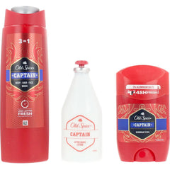 OLD SPICE-CONJUNTO DE BAÚS CAPITÃO 3 pcs.-DrShampoo - Perfumaria e Cosmética