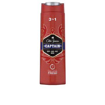 OLD SPICE-Gel de banho CAPTAIN 3 em 1-DrShampoo - Perfumaria e Cosmética Imagen principal del producto