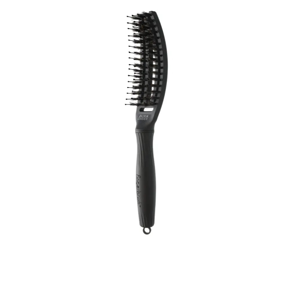 OLIVIA GARDEN-ESCOVA DE DEDO CERDA NYLON PRETA COMPLETA S 1 u.-DrShampoo - Perfumaria e Cosmética