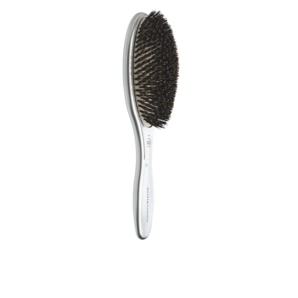 OLIVIA GARDEN-EXPERT CARE OVAL Cerda de Javali Nylon Pratos Prata 1 un.-DrShampoo - Perfumaria e Cosmética