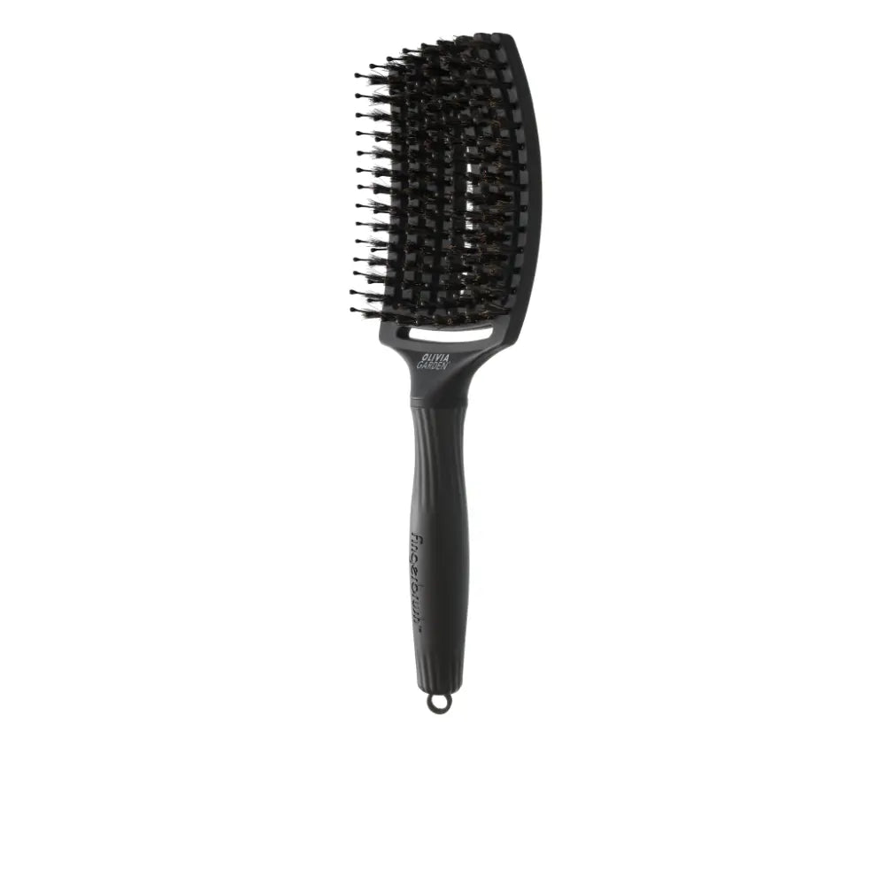 OLIVIA GARDEN-FINGERBRUSH CERDA NYLON PRETO COMPLETO L 1 u.-DrShampoo - Perfumaria e Cosmética