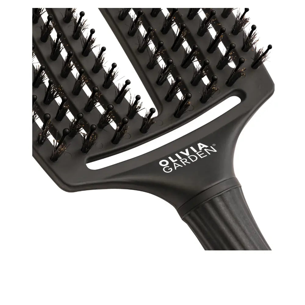OLIVIA GARDEN-FINGERBRUSH CERDA NYLON PRETO COMPLETO L 1 u.-DrShampoo - Perfumaria e Cosmética