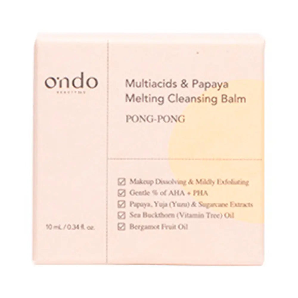 ONDO BEAUTY 36.5-Bálsamo de limpeza MULTIACIDS & PAPAYA 10 ml-DrShampoo - Perfumaria e Cosmética