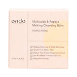 ONDO BEAUTY 36.5-Bálsamo de limpeza MULTIACIDS & PAPAYA 10 ml-DrShampoo - Perfumaria e Cosmética