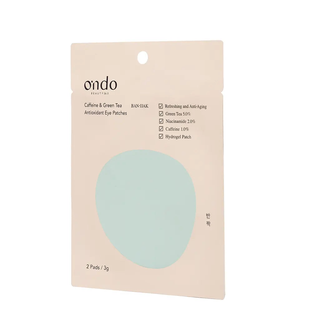 ONDO BEAUTY 36.5-CAFFEINE & GREEN TEA antioxidant eye patches 2 u-DrShampoo - Perfumaria e Cosmética