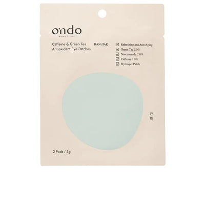 ONDO BEAUTY 36.5-CAFFEINE & GREEN TEA antioxidant eye patches 2 u-DrShampoo - Perfumaria e Cosmética