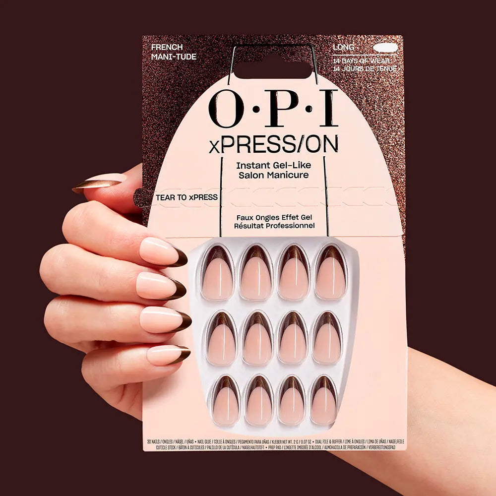 OPI-OPI xPRESS ON Coleção What39s Your Mannitude Unhas French Mani tude 30 Contagem-DrShampoo - Perfumaria e Cosmética