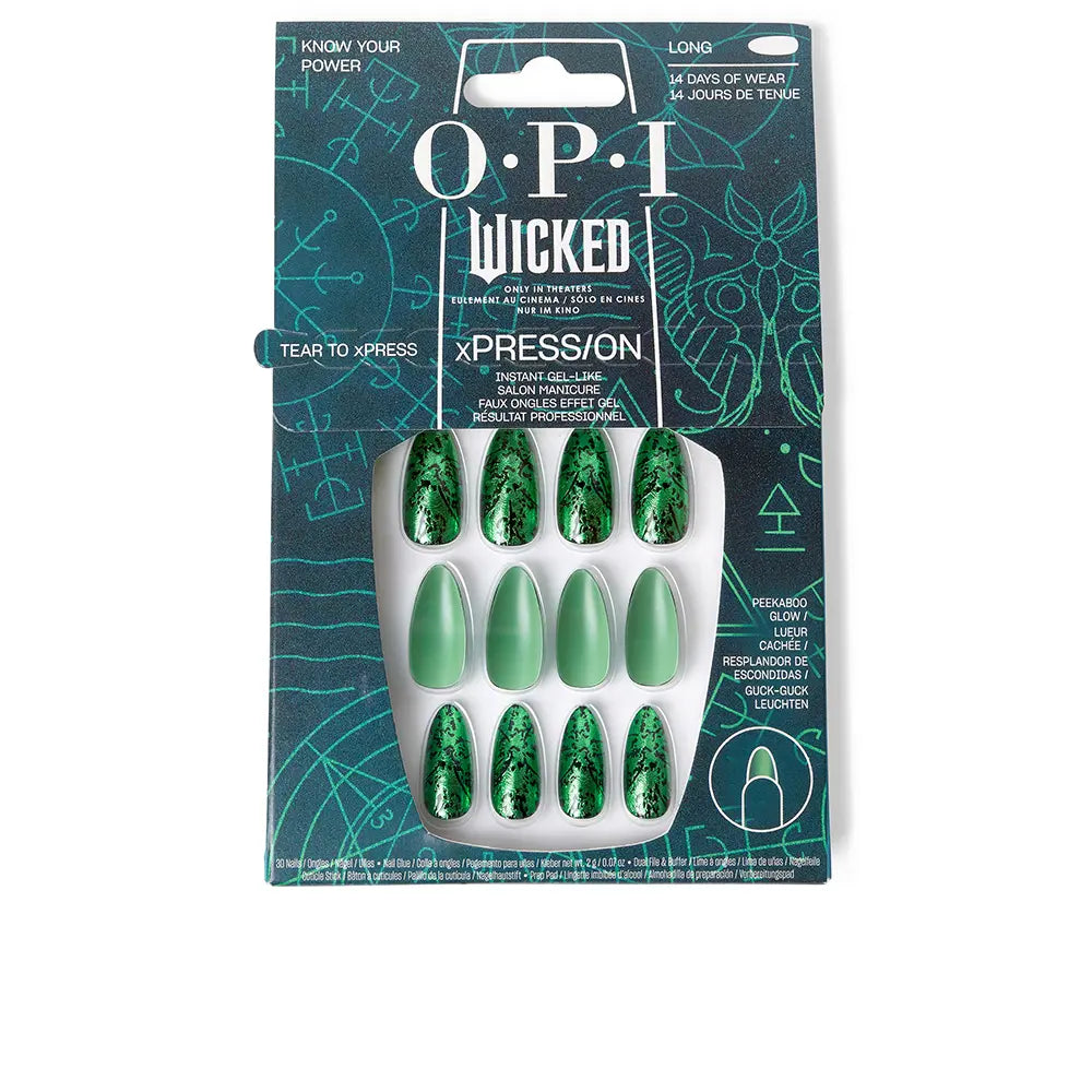 OPI-OPI xPRESS ON Coleção Wicked Unhas Artificiais Conheça Seu Poder 30 u.-DrShampoo - Perfumaria e Cosmética