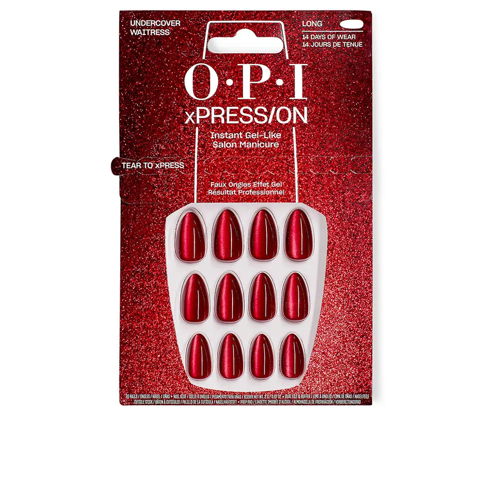 OPI-OPI xPRESS ON Qual é a Sua Atitude Coleção Unhas Artificiais Undercover Waitress 30 u.-DrShampoo - Perfumaria e Cosmética