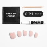 OPI-OPI xPRESS ON Unhas Artificiais tom de esmalte Manicure Francesa 30 u.-DrShampoo - Perfumaria e Cosmética