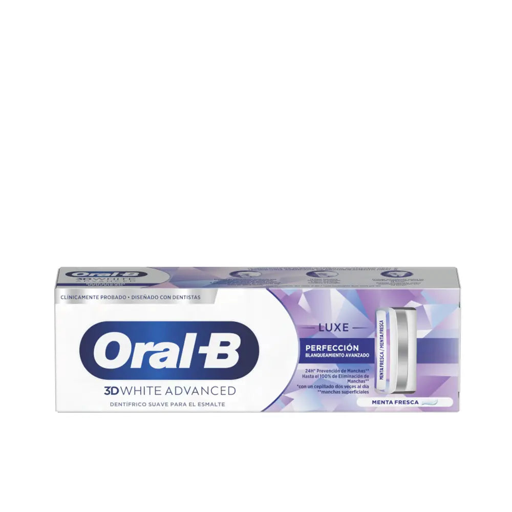 ORAL-B-Creme Dental 3D WHITE LUXE PERFEIÇÃO 75 ml-DrShampoo - Perfumaria e Cosmética