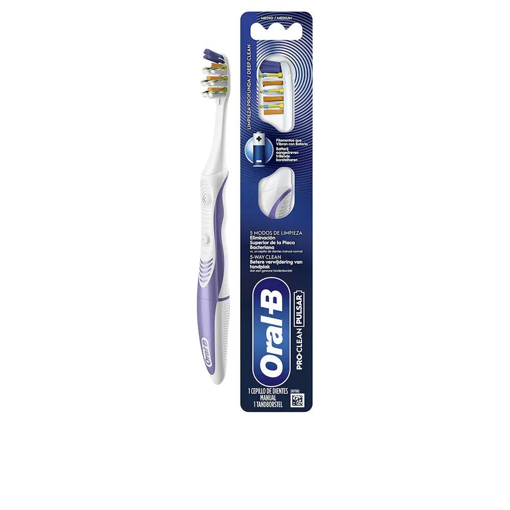 ORAL-B-ESCOVA DE DENTES PROCLEAN PULSAR 35 média.-DrShampoo - Perfumaria e Cosmética