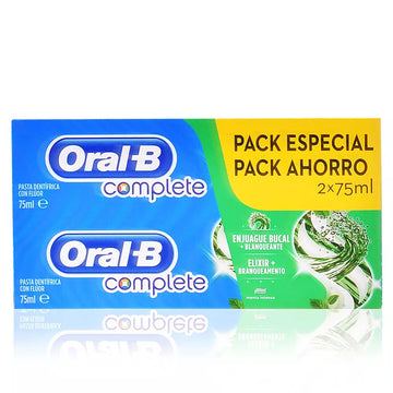 ORAL-B-PASTA DE DENTES COMPLETA + CONJUNTO DE BRANQUEAMENTO 2 x 75 ml-DrShampoo - Perfumaria e Cosmética Imagem principal do produto