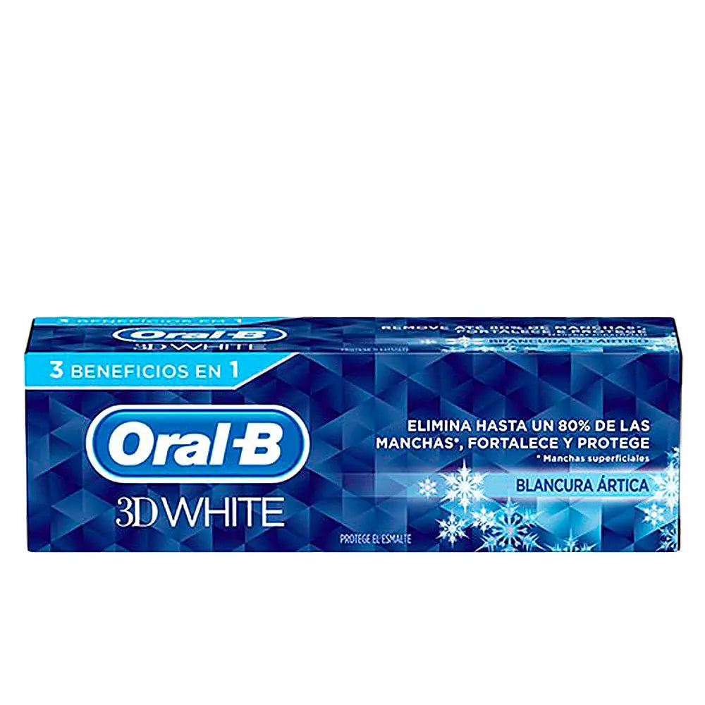 ORAL-B-Pasta de dentes 3D WHITE ARCTIC WHITE 75 ml-DrShampoo - Perfumaria e Cosmética