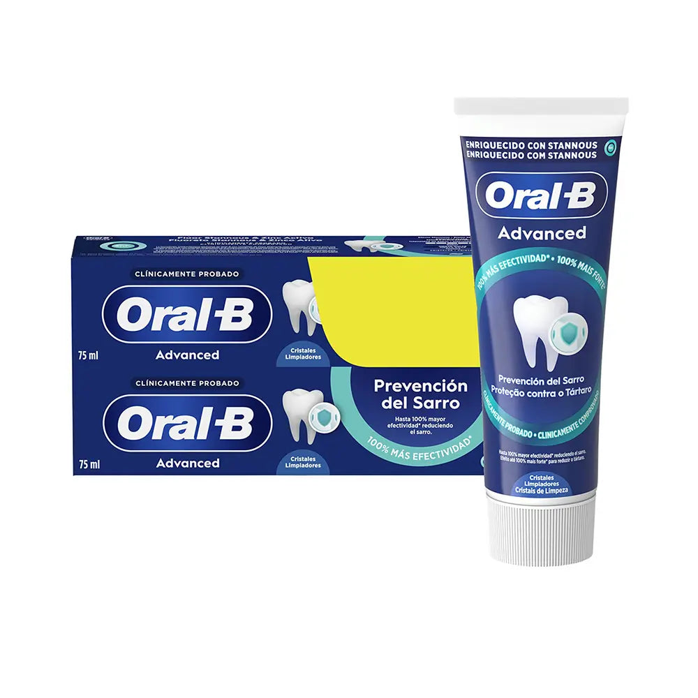 ORAL-B-Pasta de dentes TARTAR PREVENTION 2 x 75 ml.-DrShampoo - Perfumaria e Cosmética