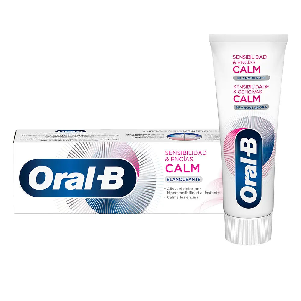 ORAL-B-SENSITIVITY & GUMS CALM creme dental branqueador 75 ml-DrShampoo - Perfumaria e Cosmética