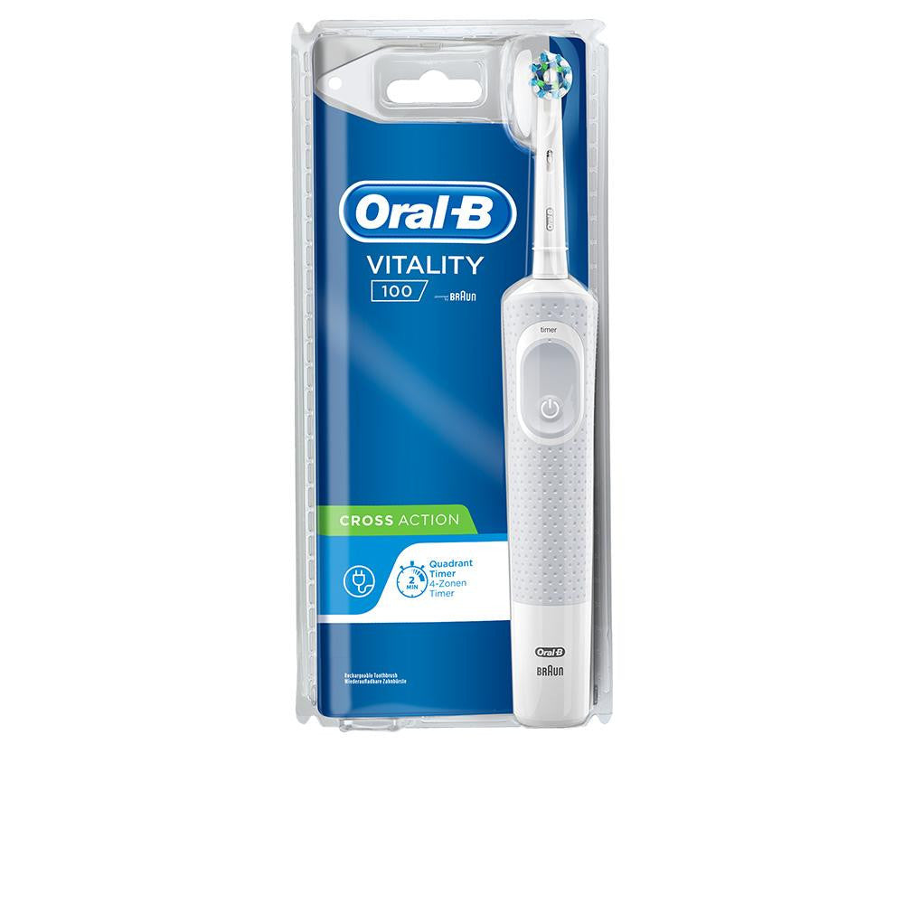 ORAL-B-VITALITY CROSS ACTION WHITE escova de dentes elétrica 1 peça-DrShampoo - Perfumaria e Cosmética