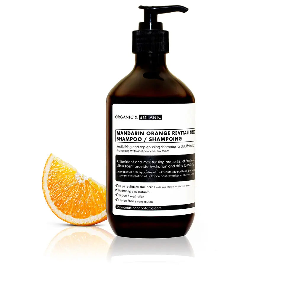 ORGANIC & BOTANIC-MANDARIN LARANJA shampoo revitalizante 500 ml-DrShampoo - Perfumaria e Cosmética