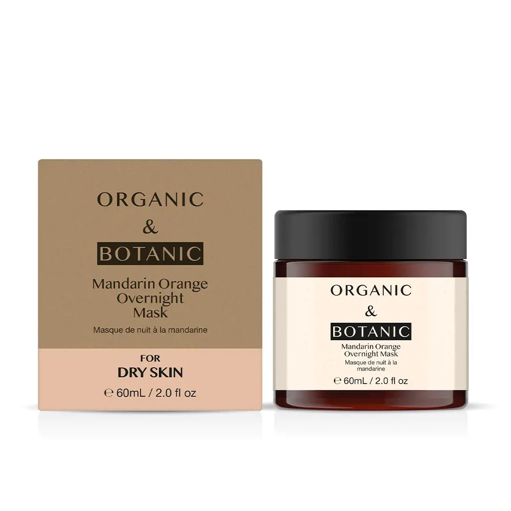 ORGANIC & BOTANIC-MANDARIN ORANGE máscara de noite 60 ml-DrShampoo - Perfumaria e Cosmética