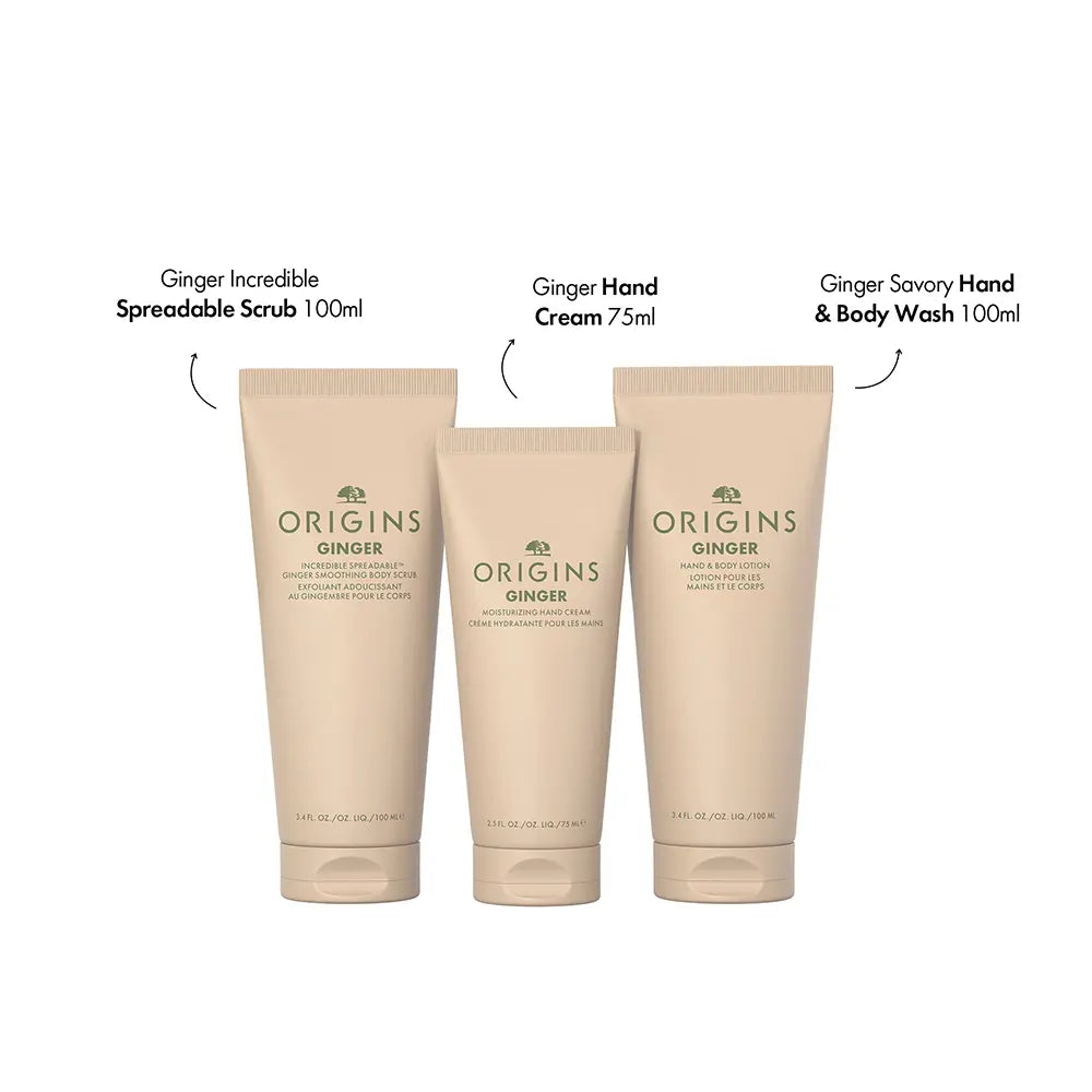 ORIGINS-GINGER BODY ESTUCHE 4 pz-DrShampoo - Perfumaria e Cosmética