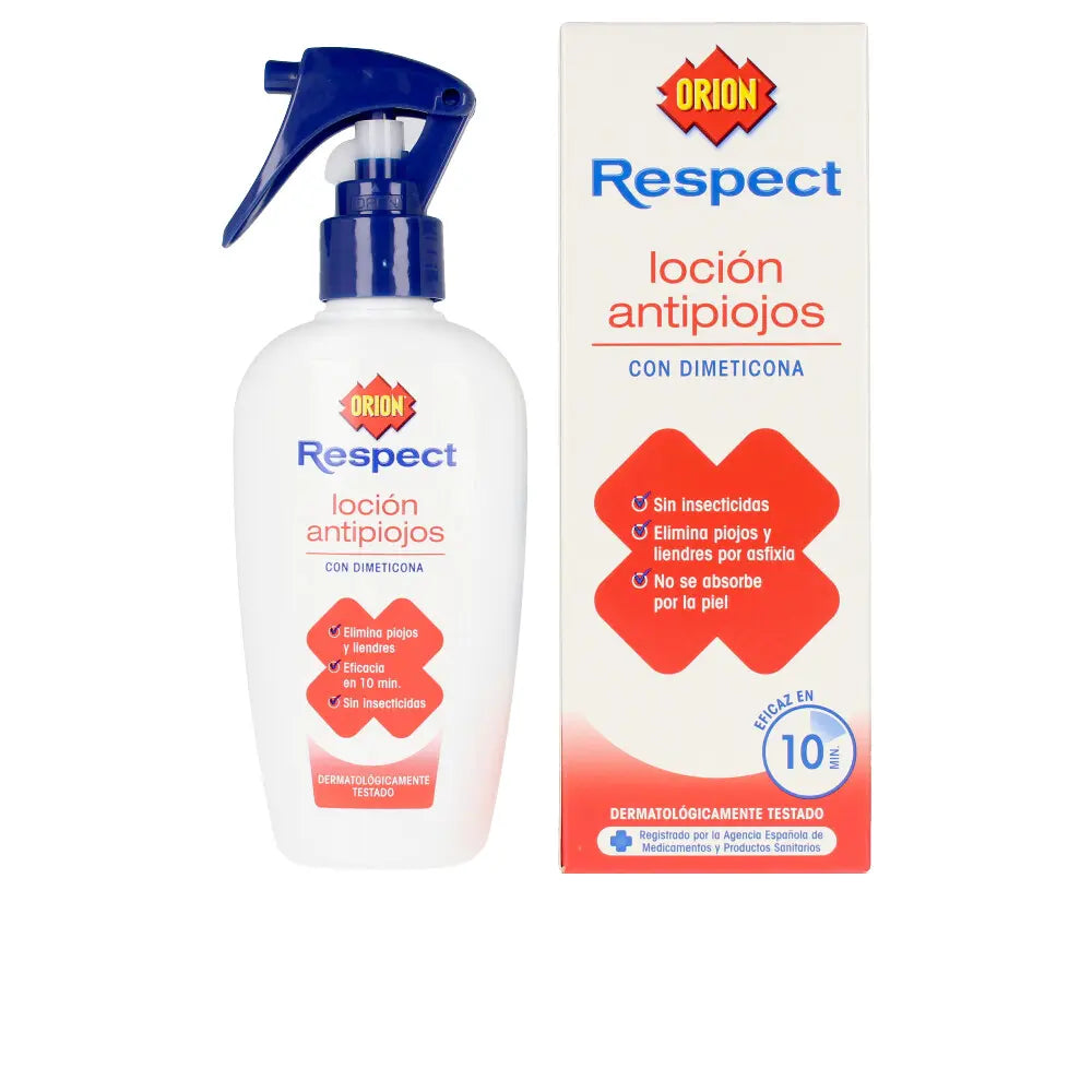 ORION-RESPECT loção anti-piolhos 100 ml-DrShampoo - Perfumaria e Cosmética