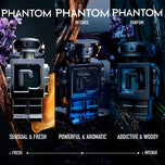 PACO RABANNE-PHANTOM INTENSE edp recarregável vapo 150 ml.-DrShampoo - Perfumaria e Cosmética
