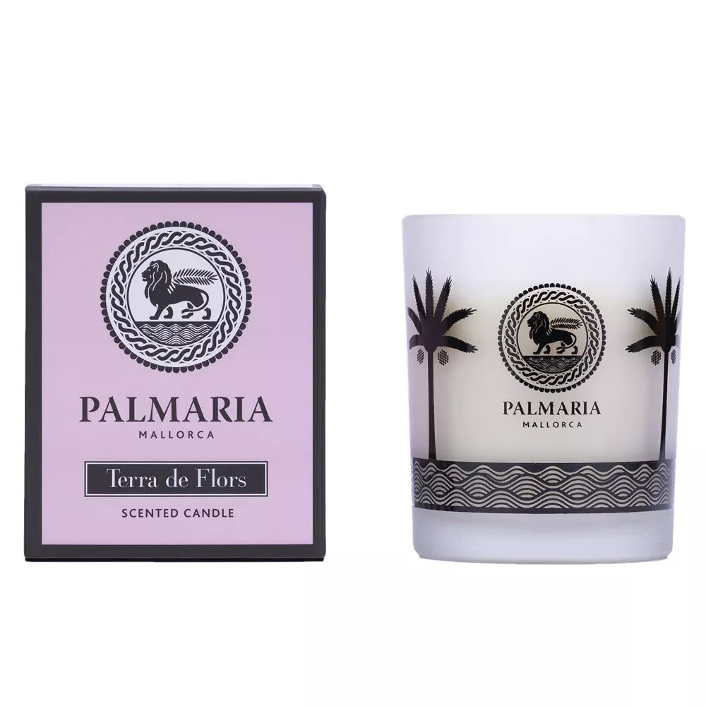 PALMARIA-TERRA DE FLORS vela de vidro 130 gr-DrShampoo - Perfumaria e Cosmética