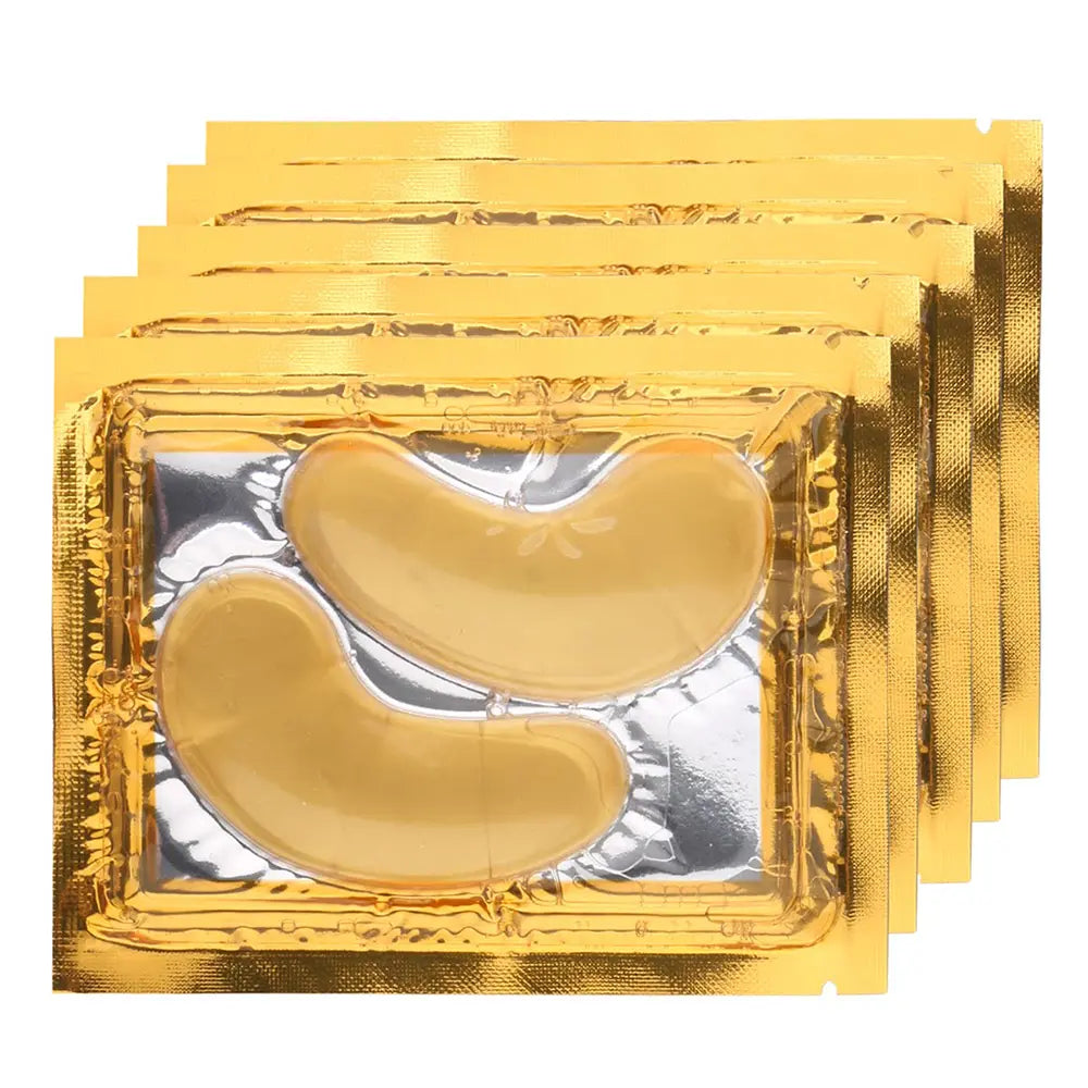 PALOMA BEAUTIES-Adesivos para contorno de olhos CRYSTAL GOLD 10 unidades-DrShampoo - Perfumaria e Cosmética