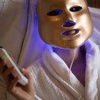 PALOMA BEAUTIES-MÁSCARA FACIAL DE LED DOURADA PARA TERAPIA DE LUZ LED 1 un.-DrShampoo - Perfumaria e Cosmética