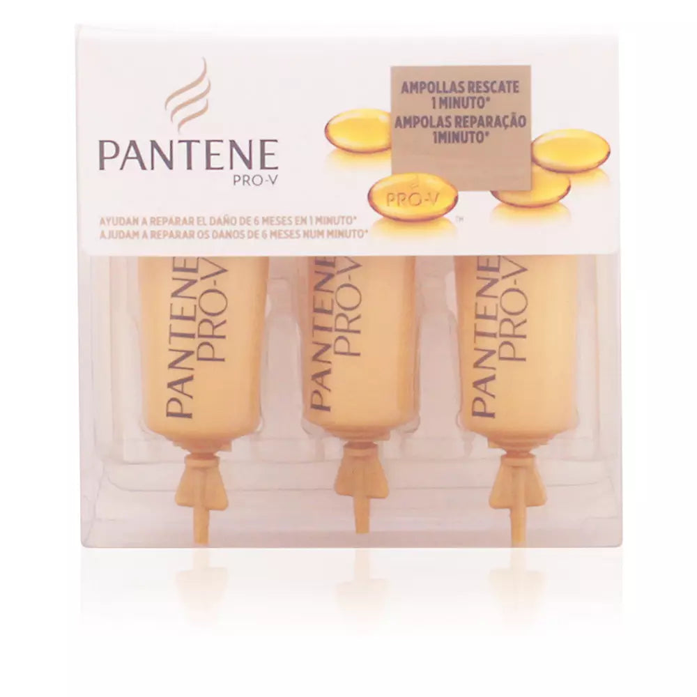 PANTENE-Ampolas de resgate intensivo PRO-V 1 min 3 x 15 ml-DrShampoo - Perfumaria e Cosmética