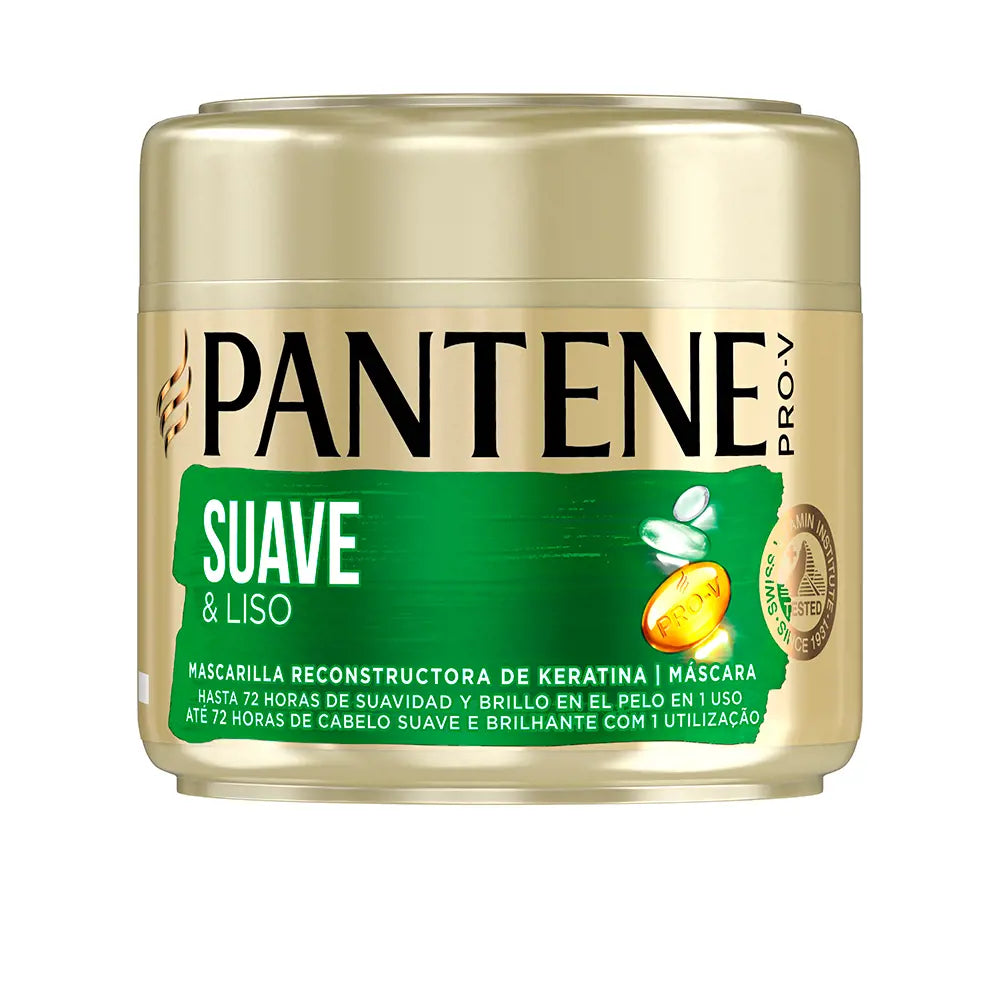 PANTENE-SUAVE E LISO máscara 300 ml.-DrShampoo - Perfumaria e Cosmética