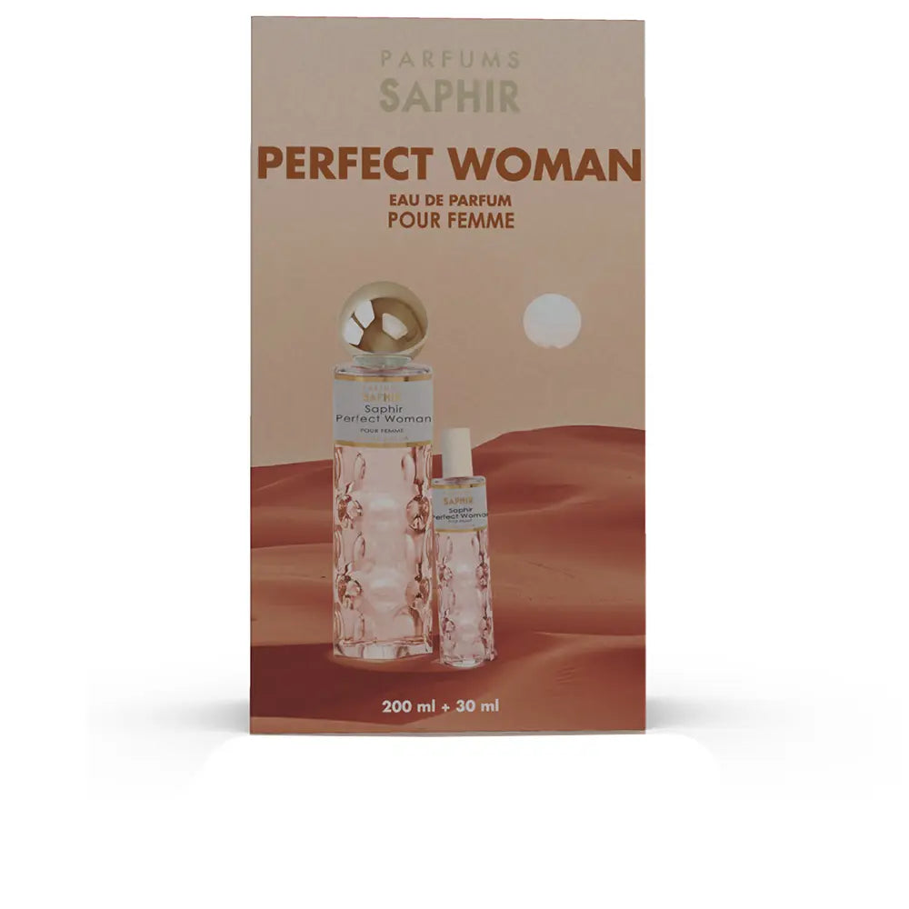PARFUMS SAPHIR-CAIXA PERFECT WOMAN 2 pcs.-DrShampoo - Perfumaria e Cosmética