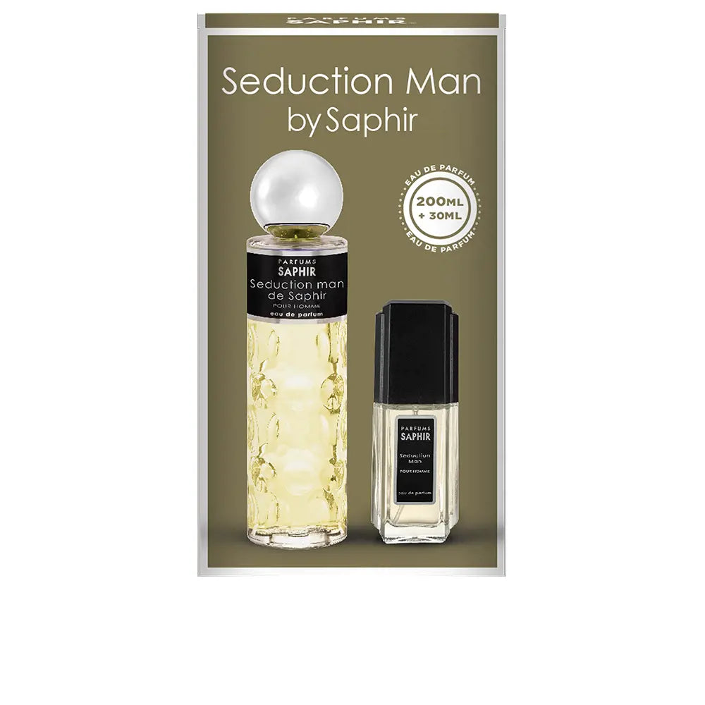 PARFUMS SAPHIR-LOTE DE HOMEM DE SEDUÇÃO-DrShampoo - Perfumaria e Cosmética