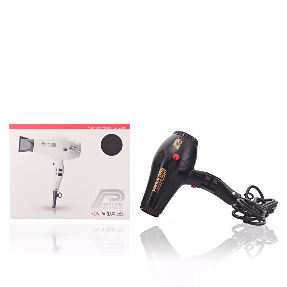 PARLUX-HAIR DRYER 385 powerlight ionic & ceramic black-DrShampoo - Perfumaria e Cosmética