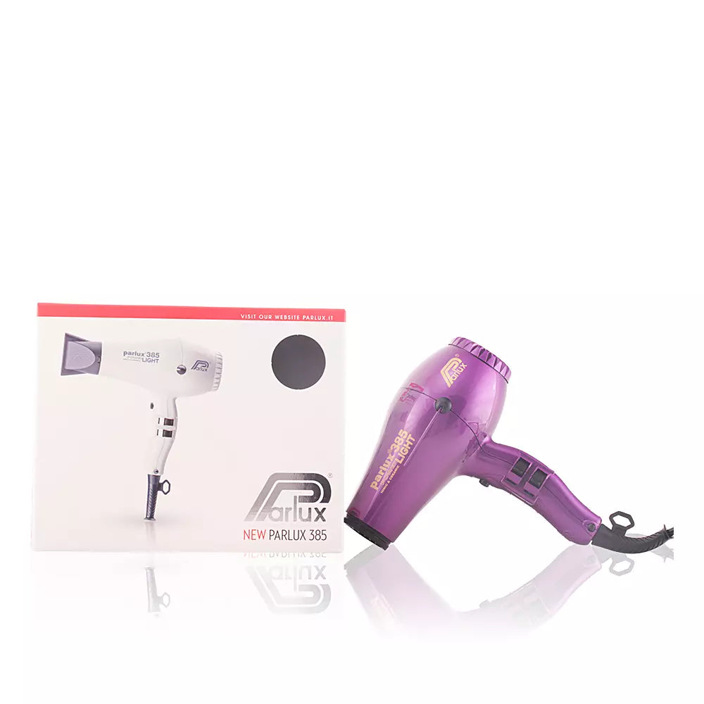 PARLUX-HAIR DRYER 385 powerlight ionic & ceramic purple-DrShampoo - Perfumaria e Cosmética