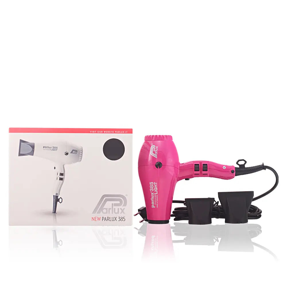 PARLUX-HAIR DRYER 385 powerlight iônico e fúcsia de cerâmica-DrShampoo - Perfumaria e Cosmética