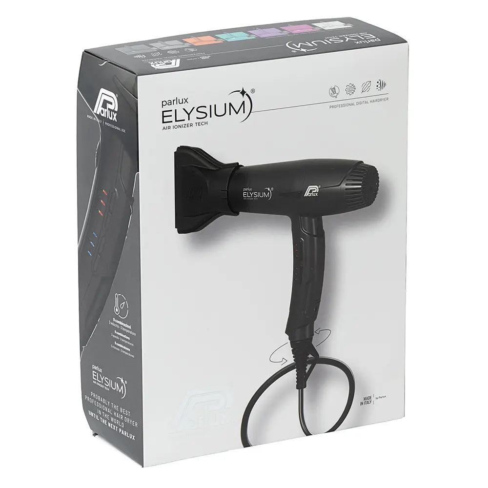 PARLUX-SECADOR PARLUX ELYSIUM preto 1 un.-DrShampoo - Perfumaria e Cosmética