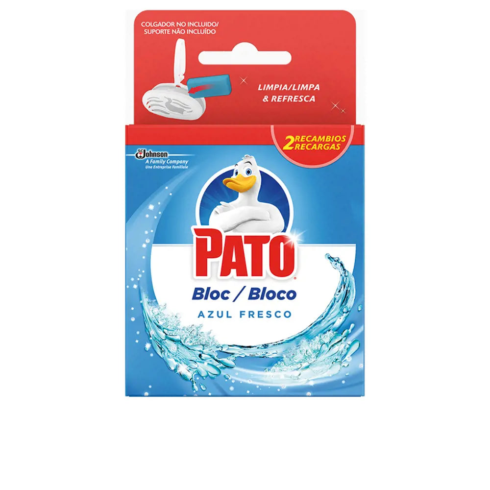 PATO-DUCK WC BLOC clean higieniza água azul 2 x 40 gr-DrShampoo - Perfumaria e Cosmética